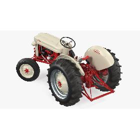 Ford NAA Golden Jubilee 1953 Vintage Tractor Rigged model